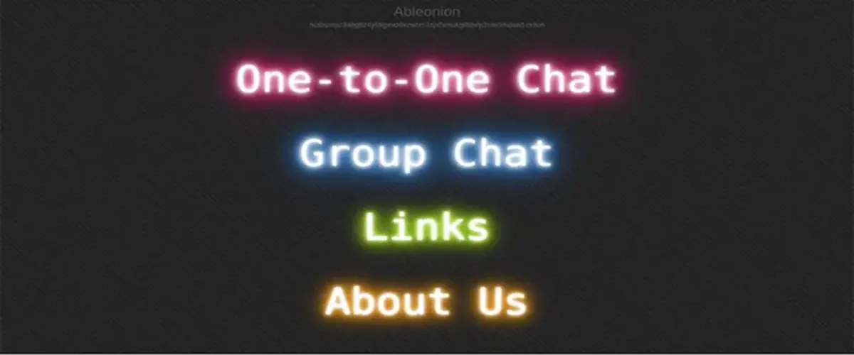 Ableonion dark web chat
