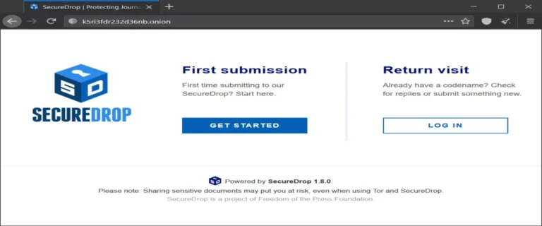 securedrop anonymous whistleblowing