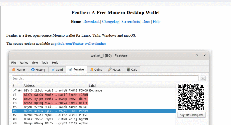 Feather Wallet | Monero Wallet