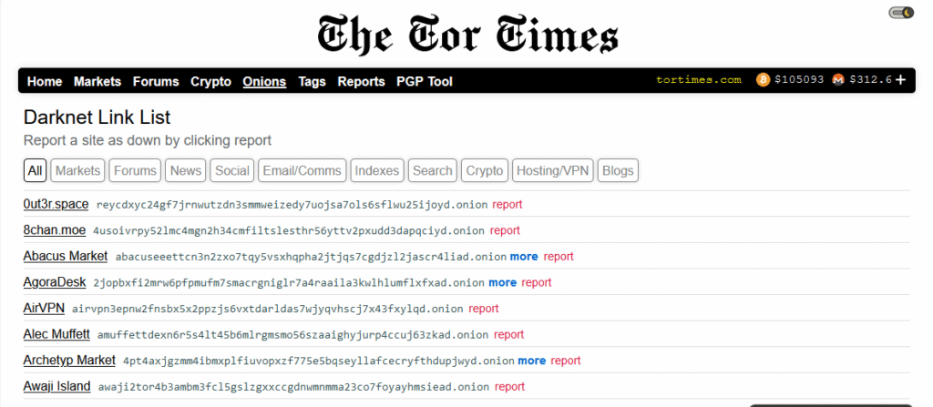 The tor times