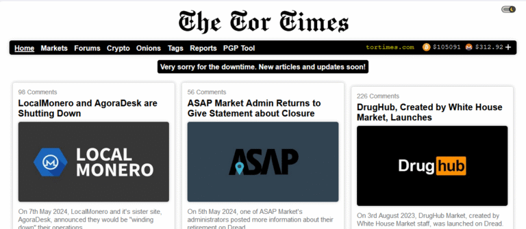The Tor Times | Dark Web News
