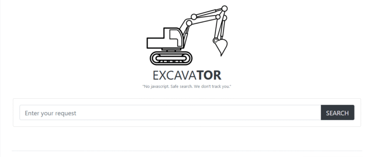 Excavator DarkWeb Search Engine
