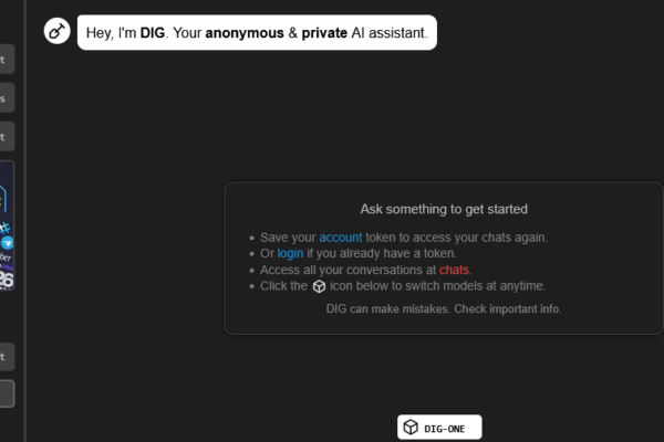 DigAI darkweb AI assistent