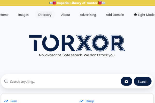 Torxor darkweb search engine
