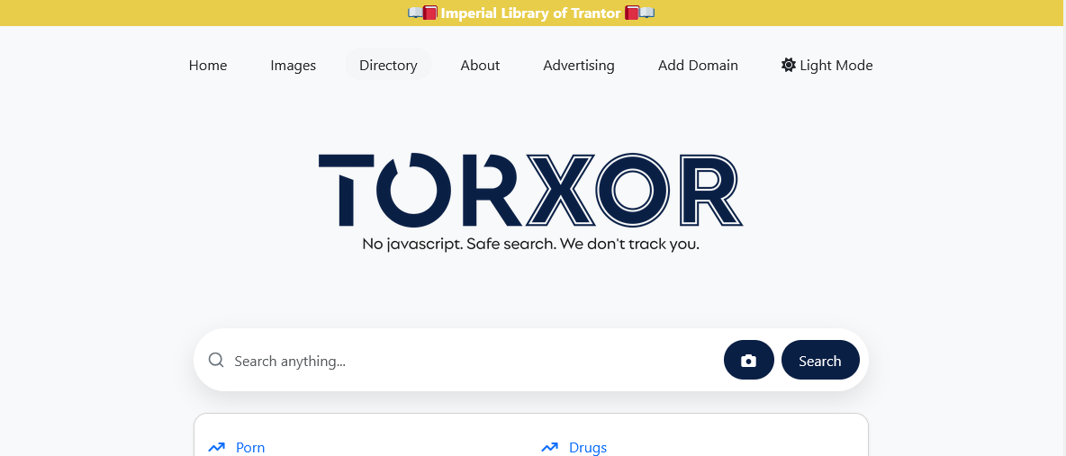 Torxor darkweb search engine