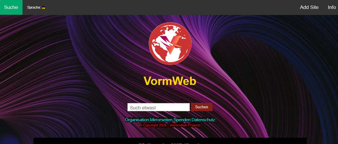 VormWeb DarkWeb Search Engine