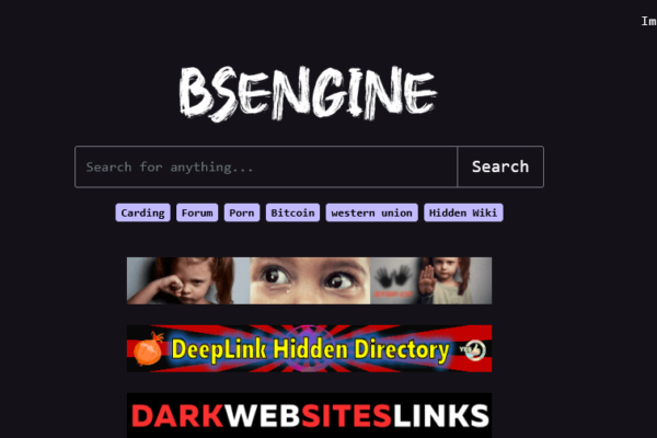 BSEngine darkweb search engine